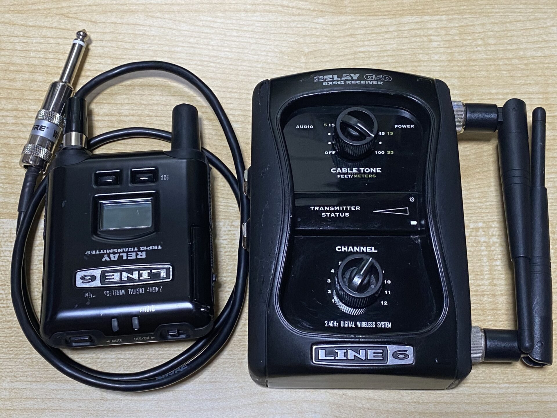 LINE6 RELAY G50 ワイヤレス ギター RXS12/TBP12 - レコーディング/PA機器