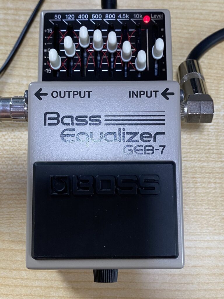 エフェクターレビュー【BOSS】GEB-7 Bass Equalizer | K・Iのベースを
