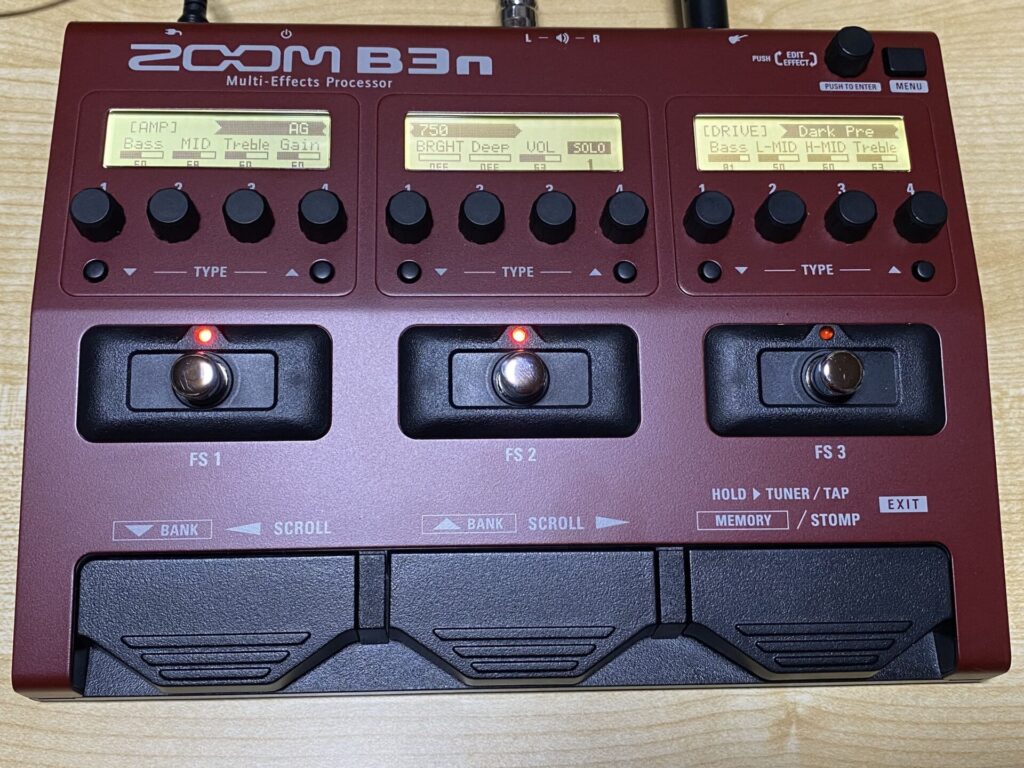 特売割zoom b3n bassエフェクター ギター